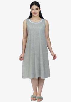  Сорочка ночная женская Alfa Collection, артикул 3807 серый