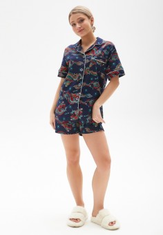  Пижама женская с шортами El Fa Mei, артикул 5484 ДРАКОН